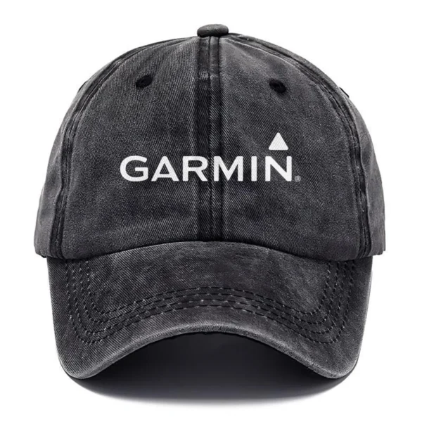 Garmin Fishing AU Exclusive Logo Washed Cotton Baseball Cap - Printed With Box HOFS070525AU1GA - Black