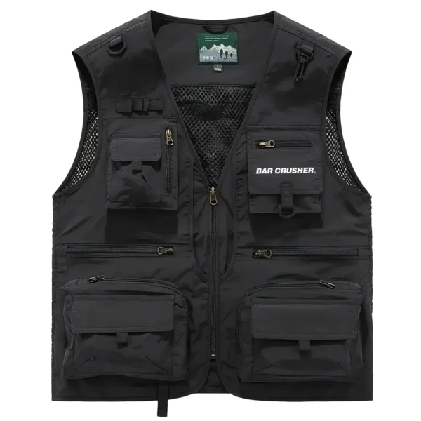 Bar Crusher Fishing AU Exclusive Logo Quick Drying Vest HOFS150525A02BCR - Black