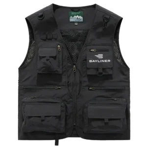 Bayliner Fishing AU Exclusive Logo Quick Drying Vest HOFS150525A02BYL - Black