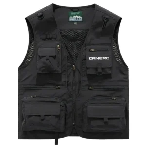 Camero Fishing AU Exclusive Logo Quick Drying Vest HOFS150525A02CMR - Black