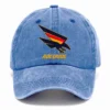 Adelaide Crows AFL Exclusive Logo Washed Cotton Baseball Cap - Printed With Box HOAFL100525BC01ADEL - Blue