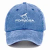 Formosa Marine Fishing AU Exclusive Logo Washed Cotton Baseball Cap - Printed With Box HOFS070525AU1FOM - Blue