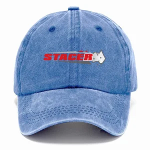 Stacer Fishing AU Exclusive Logo Washed Cotton Baseball Cap - Printed With Box HOFS070525AU1STC - Blue
