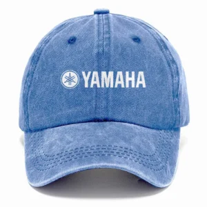 Yamaha Marine Fishing AU Exclusive Logo Washed Cotton Baseball Cap - Printed With Box HOFS070525AU1YMM - Blue