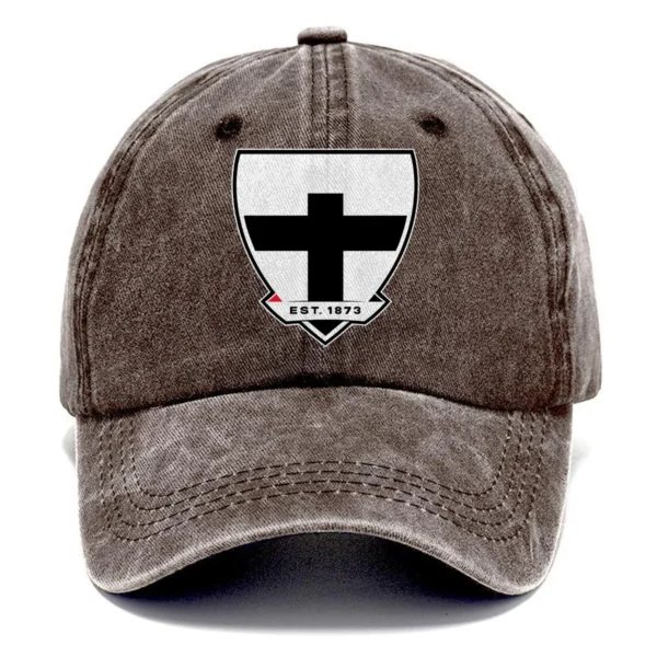 St Kilda Saints AFL Exclusive Logo Washed Cotton Baseball Cap - Printed With Box HOAFL100525BC01STK - Brown