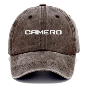 Camero Fishing AU Exclusive Logo Washed Cotton Baseball Cap - Printed With Box HOFS070525AU1CMR - Brown