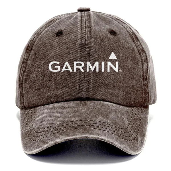 Garmin Fishing AU Exclusive Logo Washed Cotton Baseball Cap - Printed With Box HOFS070525AU1GA - Brown