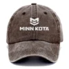 Minn Kota Fishing AU Exclusive Logo Washed Cotton Baseball Cap - Printed With Box HOFS070525AU1MNK - Brown