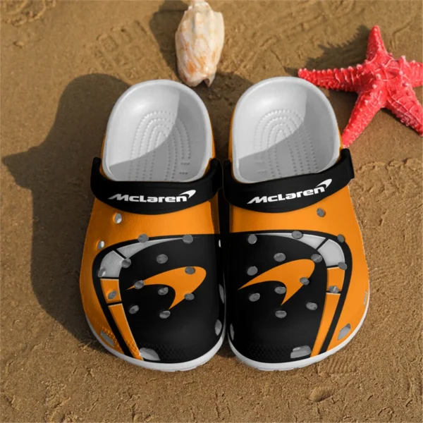 McLaren F1 Crocs - Waterproof Odor-resistant Antimicrobial BL6425A1MCL - Black