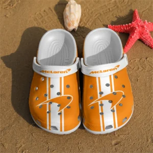 McLaren F1 Crocs - Waterproof Odor-resistant Antimicrobial BL6425A2MCL - White
