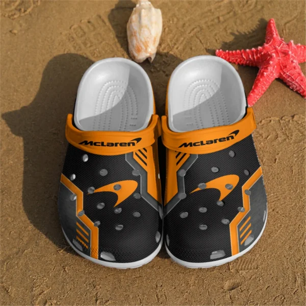 McLaren F1 Crocs - Waterproof Odor-resistant Antimicrobial BL6425A3MCL - Black