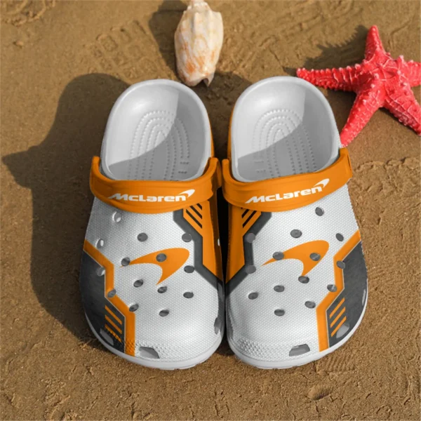 McLaren F1 Crocs - Waterproof Odor-resistant Antimicrobial BL6425A3MCL - White