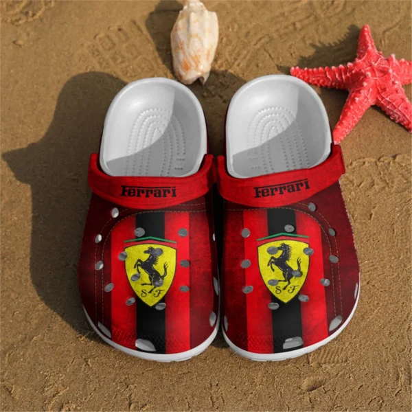 Ferrari F1 Crocs - Waterproof Odor-resistant Antimicrobial BL6425A5FRR - Black