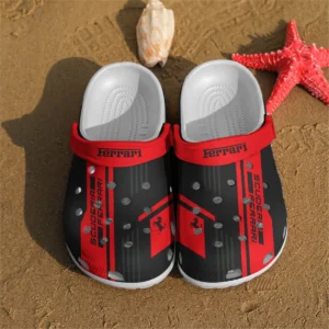 Ferrari F1 Crocs - Waterproof Odor-resistant Antimicrobial BL6425A6FRR - Black