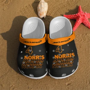 Lando Norris 4 McLaren F1 Crocs - Waterproof Odor-resistant Antimicrobial BLMCL8425A21