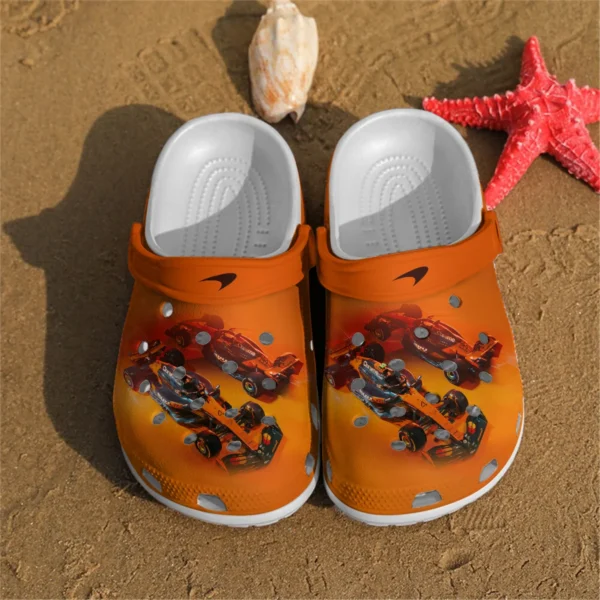 4 - 81 Norris Piastri McLaren F1 Crocs - Waterproof Odor-resistant Antimicrobial BLMCL8425A24