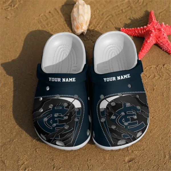Carlton Blues Australian Football League Exclusive Logo Crocs HOVA210525AFL07CARL - Image 2