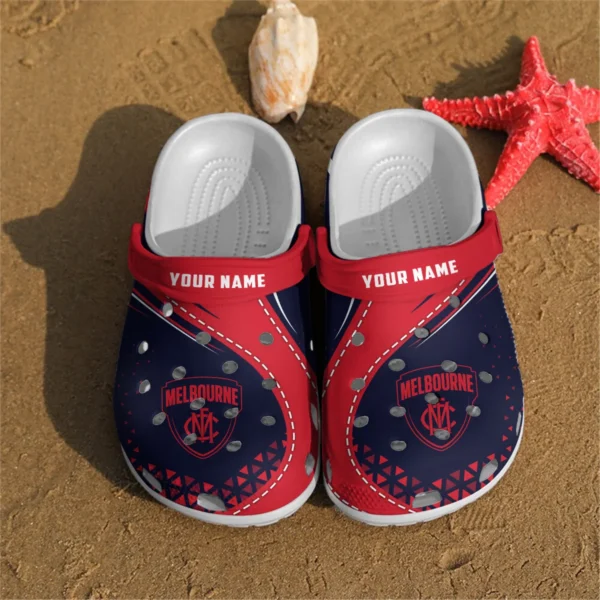 Melbourne Demons Australian Football League Exclusive Logo Crocs HOVA210525AFL08MELB - Image 2
