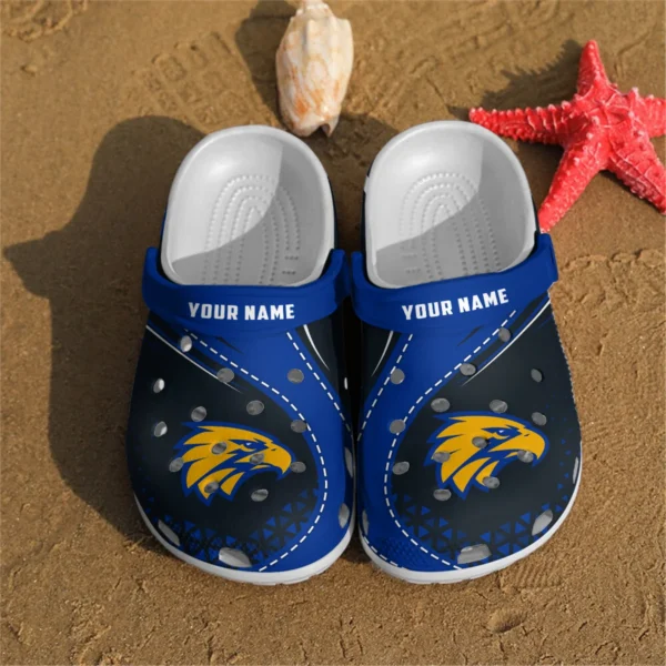 West Coast Eagles Australian Football League Exclusive Logo Crocs HOVA210525AFL08WCE - Image 2