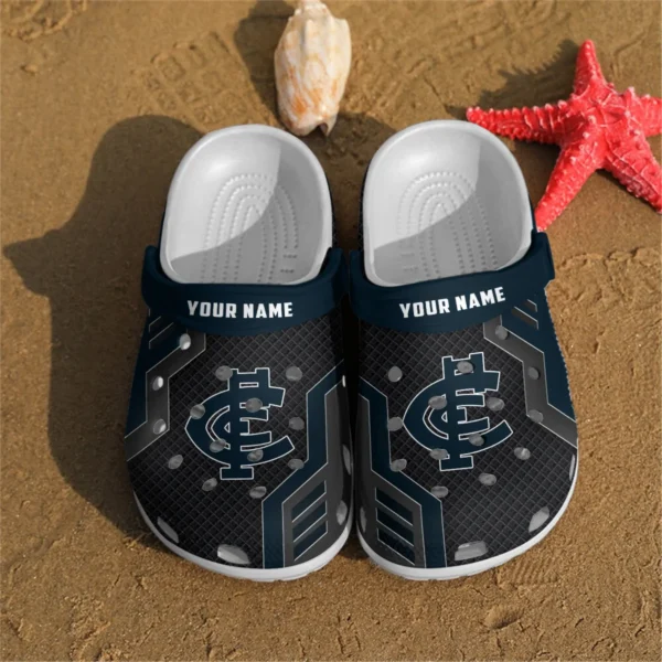 Carlton Blues Australian Football League Exclusive Logo Crocs HOVA210525AFL09CARL - Image 2