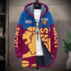 Brisbane Lions Australian Football League Exclusive Logo Fleece Windbreaker HOAFL130525FW01BL