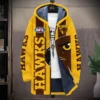 Hawthorn Hawks Australian Football League Exclusive Logo Fleece Windbreaker HOAFL130525FW01HAW