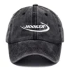 Hooker Boats Fishing AU Exclusive Logo Washed Cotton Baseball Cap - Printed With Box HOFS070525AU1HOO - Black