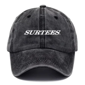 Surtees Fishing AU Exclusive Logo Washed Cotton Baseball Cap - Printed With Box HOFS070525AU1SUB - Black