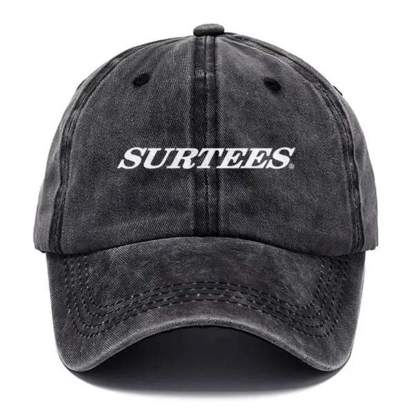 Surtees Fishing AU Exclusive Logo Washed Cotton Baseball Cap - Printed With Box HOFS070525AU1SUB - Black