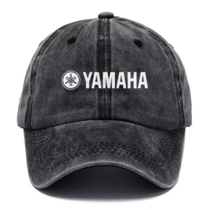 Yamaha Marine Fishing AU Exclusive Logo Washed Cotton Baseball Cap - Printed With Box HOFS070525AU1YMM - Black