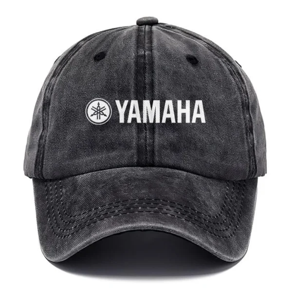 Yamaha Marine Fishing AU Exclusive Logo Washed Cotton Baseball Cap - Printed With Box HOFS070525AU1YMM - Black