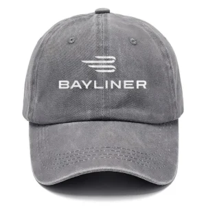 Bayliner Fishing AU Exclusive Logo Washed Cotton Baseball Cap - Printed With Box HOFS070525AU1BYL - Gray