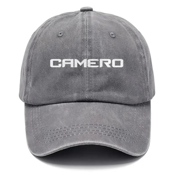 Camero Fishing AU Exclusive Logo Washed Cotton Baseball Cap - Printed With Box HOFS070525AU1CMR - Gray