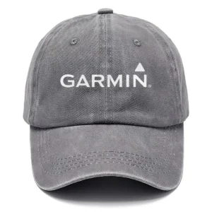 Garmin Fishing AU Exclusive Logo Washed Cotton Baseball Cap - Printed With Box HOFS070525AU1GA - Gray