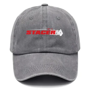 Stacer Fishing AU Exclusive Logo Washed Cotton Baseball Cap - Printed With Box HOFS070525AU1STC - Gray