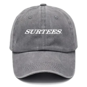 Surtees Fishing AU Exclusive Logo Washed Cotton Baseball Cap - Printed With Box HOFS070525AU1SUB - Gray