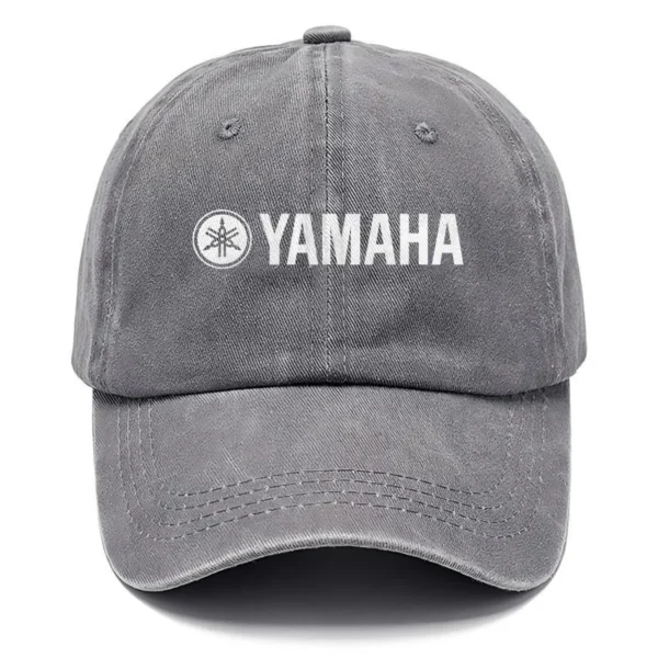 Yamaha Marine Fishing AU Exclusive Logo Washed Cotton Baseball Cap - Printed With Box HOFS070525AU1YMM - Gray