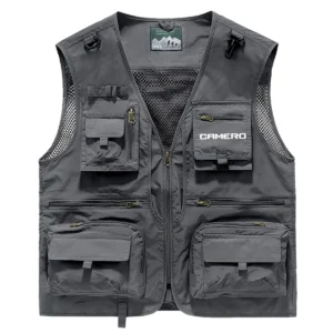 CruiseCraft Fishing AU Exclusive Logo Quick Drying Vest HOFS150525A02CCB - Gray