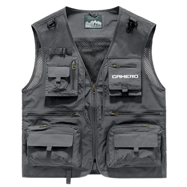 CruiseCraft Fishing AU Exclusive Logo Quick Drying Vest HOFS150525A02CCB - Gray