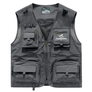 Formosa Marine Fishing AU Exclusive Logo Quick Drying Vest HOFS150525A02FOM - Gray