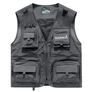 Garmin Fishing AU Exclusive Logo Quick Drying Vest HOFS150525A02GA - Gray