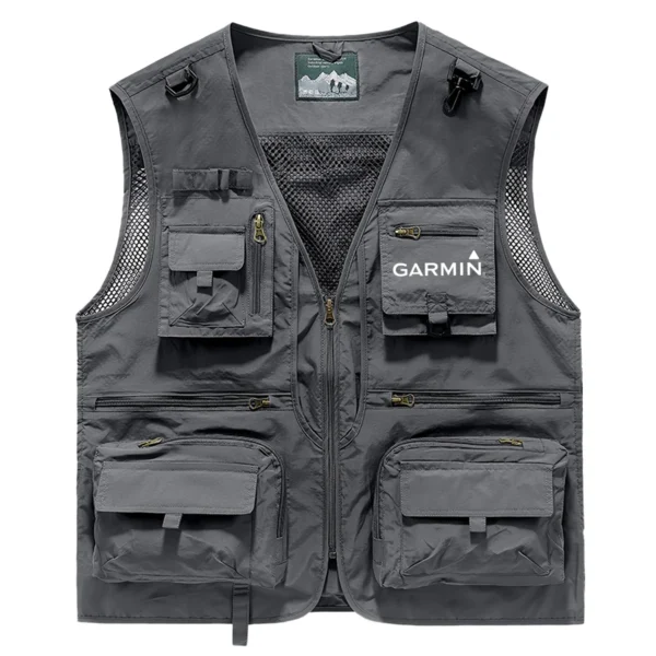 Garmin Fishing AU Exclusive Logo Quick Drying Vest HOFS150525A02GA - Gray