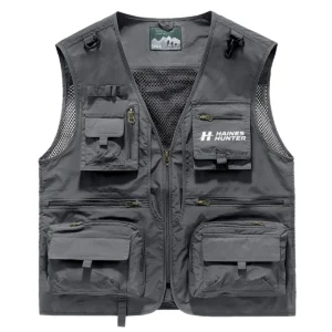 Haines Hunter Fishing AU Exclusive Logo Quick Drying Vest HOFS150525A02HHT - Gray