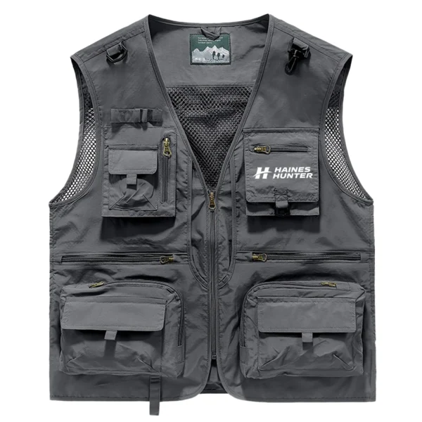 Haines Hunter Fishing AU Exclusive Logo Quick Drying Vest HOFS150525A02HHT - Gray