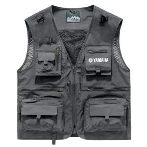 Yamaha Marine Fishing AU Exclusive Logo Quick Drying Vest HOFS150525A02YMM - Gray
