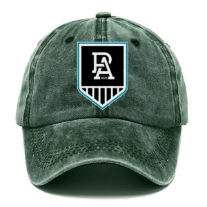 Port Adelaide Power AFL Exclusive Logo Washed Cotton Baseball Cap - Printed With Box HOAFL100525BC01PORT - Green