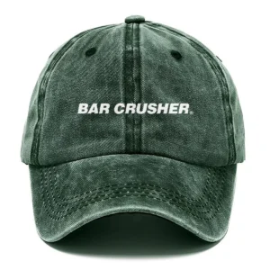 Bar Crusher Fishing AU Exclusive Logo Washed Cotton Baseball Cap - Printed With Box HOFS070525AU1BCR - Green