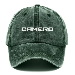 Camero Fishing AU Exclusive Logo Washed Cotton Baseball Cap - Printed With Box HOFS070525AU1CMR - Green