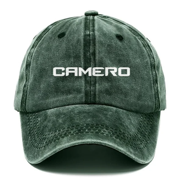 Camero Fishing AU Exclusive Logo Washed Cotton Baseball Cap - Printed With Box HOFS070525AU1CMR - Green