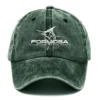 Formosa Marine Fishing AU Exclusive Logo Washed Cotton Baseball Cap - Printed With Box HOFS070525AU1FOM - Green